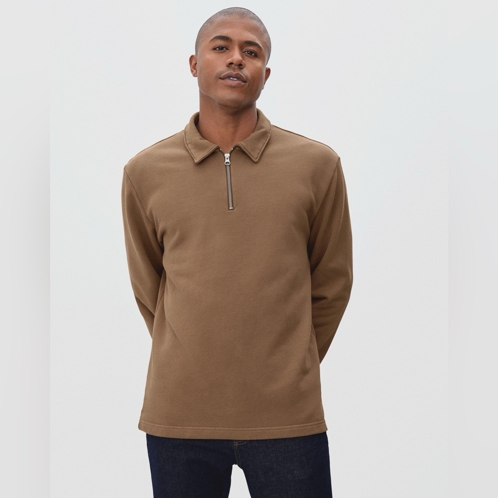 Everlane Men’s Zip Up Sweater Sz L